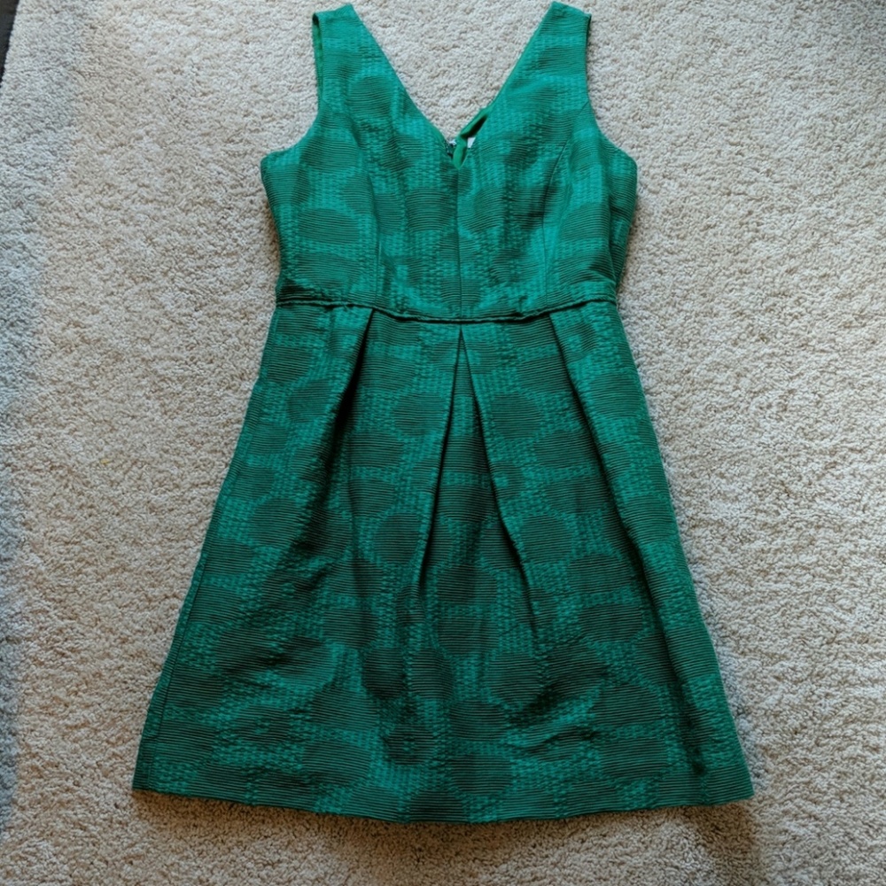 Green JCrew dress